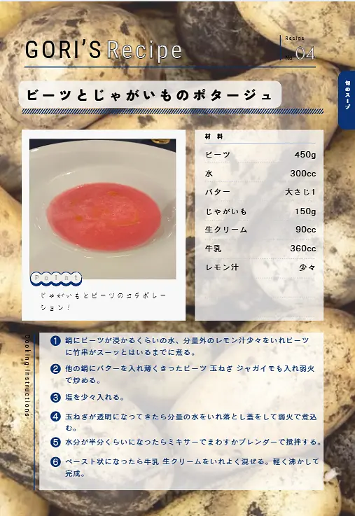 【特別レシピの紹介】ビーツのスープ