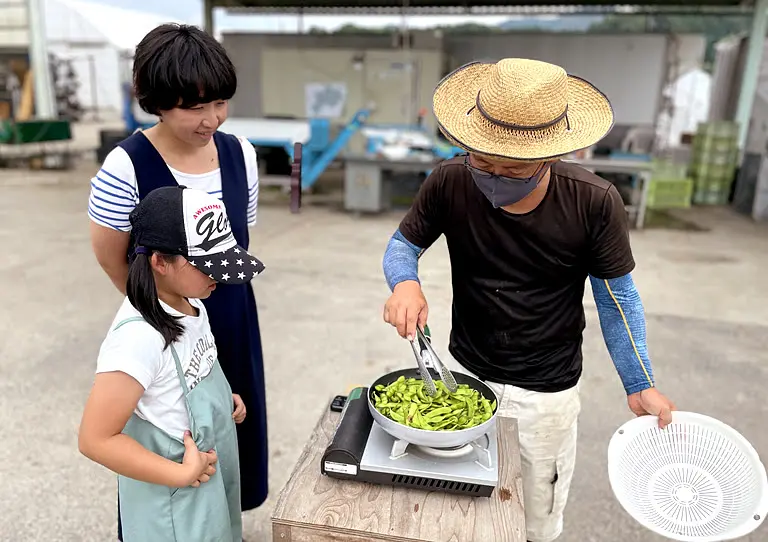 丹波篠山の夏を味わい尽くす、デカンショ豆の収穫体験（7月・8月開催）