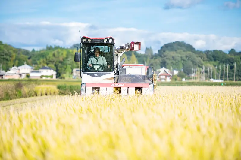 機械を乗り回す